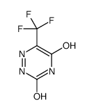 6-(trifluoromethyl)-2H-1,2,4-triazine-3,5-dione结构式