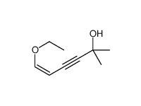 (E)-6-ethoxy-2-methylhex-5-en-3-yn-2-ol Structure