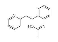 N-[2-(2-pyridin-2-ylethyl)phenyl]acetamide Structure