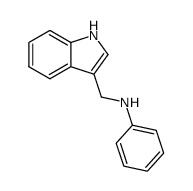 N-((1H-indol-3-yl)methyl)aniline Structure