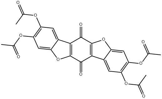 2,3,8,9-Tetrakis(acetyloxy)benzo[1,2-b:4,5-b']bisbenzofuran-6,12-dione picture