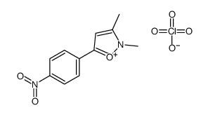 2,3-dimethyl-5-(4-nitrophenyl)-1,2-oxazol-2-ium,perchlorate结构式