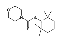 (2,2,6,6-tetramethylpiperidin-1-yl) morpholine-4-carbodithioate Structure