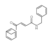 N,N-dibenzylbut-2-enediamide structure