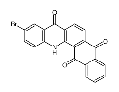 10-bromonaphth[2,3-c]acridine-5,8,14(13H)-trione Structure