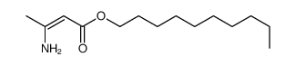 decyl 3-aminobut-2-enoate Structure