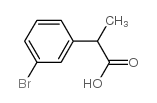 2-(3-Bromophenyl)-propanoic acid Structure