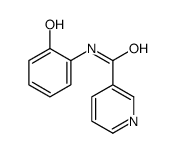 N-(2-hydroxyphenyl)pyridine-3-carboxamide结构式