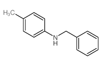 N-Benzyl-p-toluidine structure