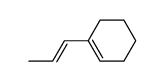 trans-1-(1-propenyl)cyclohexene Structure