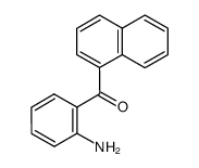 2-aminophenyl-1-naphthalenyl ketone结构式