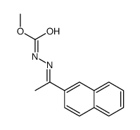 METHYL 2-[1-(2-NAPHTHYL)ETHYLIDENE]-1-HYDRAZINECARBOXYLATE结构式