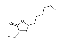 4-ethyl-2-hexyl-2H-furan-5-one结构式