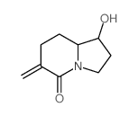 5(1H)-Indolizinone,hexahydro-1-hydroxy-6-methylene- structure