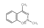(6Z)-6-[1-(2,2-dimethylhydrazinyl)ethylidene]cyclohexa-2,4-dien-1-one structure