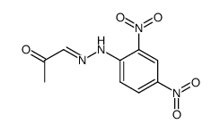 1-[2,4-DINITROPHENYLHYDRAZONE]PYRUVALDEHYDE structure