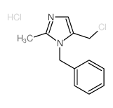 1-benzyl-5-(chloromethyl)-2-methyl-imidazole Structure
