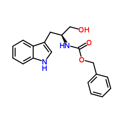 N-alpha-Cbz-L-tryptophanol结构式