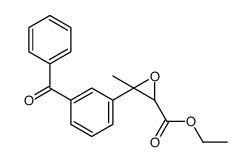 ethyl 3-(3-benzoylphenyl)-3-methyloxirane-2-carboxylate Structure