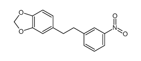 5-[2-(3-nitrophenyl)ethyl]-1,3-benzodioxole结构式