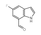 5-Fluoro-1H-indole-7-carbaldehyde structure