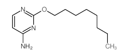 2-octoxypyrimidin-4-amine结构式