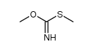 thiocarbimidoic acid dimethyl ester Structure