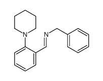 N-benzyl-1-(2-piperidin-1-ylphenyl)methanimine Structure