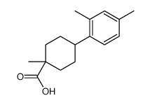 4-(2,4-dimethylphenyl)-1-methylcyclohexane-1-carboxylic acid结构式