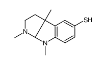 3,4,8b-trimethyl-2,3a-dihydro-1H-pyrrolo[2,3-b]indole-7-thiol Structure