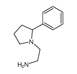 2-(2-phenylpyrrolidin-1-yl)ethanamine结构式