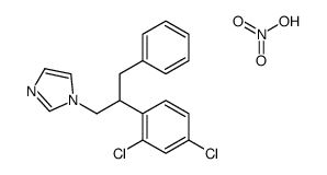 1-[2-(2,4-dichlorophenyl)-3-phenylpropyl]imidazole,nitric acid结构式