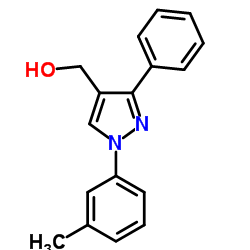 (3-PHENYL-1-M-TOLYL-1H-PYRAZOL-4-YL)METHANOL结构式
