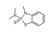 N,N,3-trimethyl-2-sulfanylidene-1,3,2λ5-benzothiazaphosphol-2-amine结构式