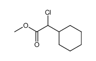 Chloro-cyclohexyl-acetic acid methyl ester Structure