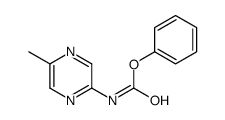 phenyl N-(5-methylpyrazin-2-yl)carbamate结构式