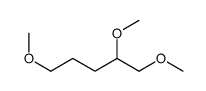 1,2,5-trimethoxypentane Structure