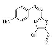 2-[(4-aminophenyl)diazenyl]-4-chloro-1,3-thiazole-5-carbaldehyde结构式