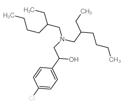 Benzenemethanol, a-[[bis(2-ethylhexyl)amino]methyl]-4-chloro-结构式
