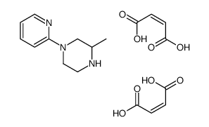 but-2-enedioic acid,3-methyl-1-pyridin-2-ylpiperazine结构式