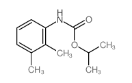 propan-2-yl N-(2,3-dimethylphenyl)carbamate structure