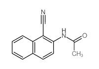 N-(1-cyanonaphthalen-2-yl)acetamide结构式
