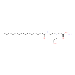sodium N-(2-hydroxyethyl)-N-[2-[(1-oxotetradecyl)amino]ethyl]glycinate picture