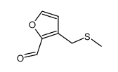 2-Furancarboxaldehyde, 3-[(methylthio)methyl]- (9CI)结构式