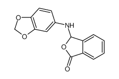 3-(1,3-benzodioxol-5-ylamino)-3H-2-benzofuran-1-one Structure