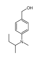 [4-[butan-2-yl(methyl)amino]phenyl]methanol结构式