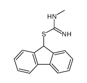 S-(9-Fluorenyl)-N-methylisothioharnstoff Structure