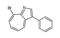 8-bromo-3-phenylcyclohepta[b]pyrrole结构式