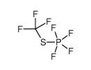 tetrafluoro(trifluoromethylsulfanyl)-λ5-phosphane Structure