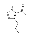 Ethanone, 1-(3-propyl-1H-pyrrol-2-yl)- (9CI) structure